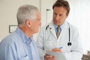 Patients with prostatitis during consultation with a urologist